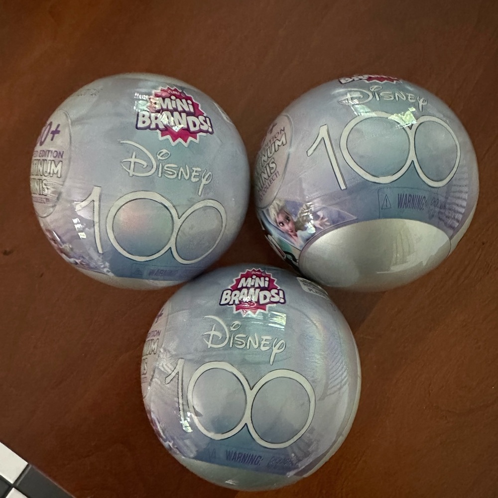 3 Mini Brands Disney 100 Year Anniversary